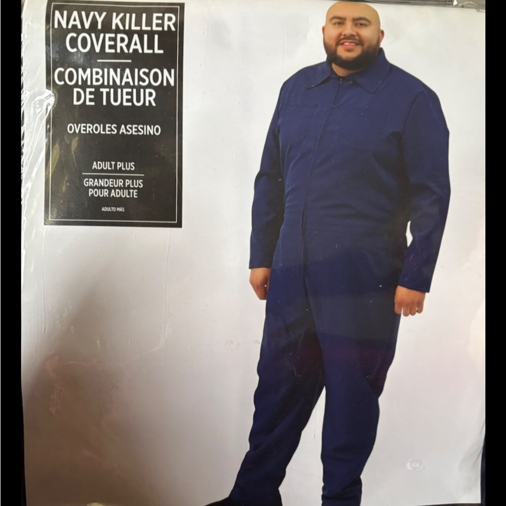 Navy Killer Coverall for Men xxl 48-52
